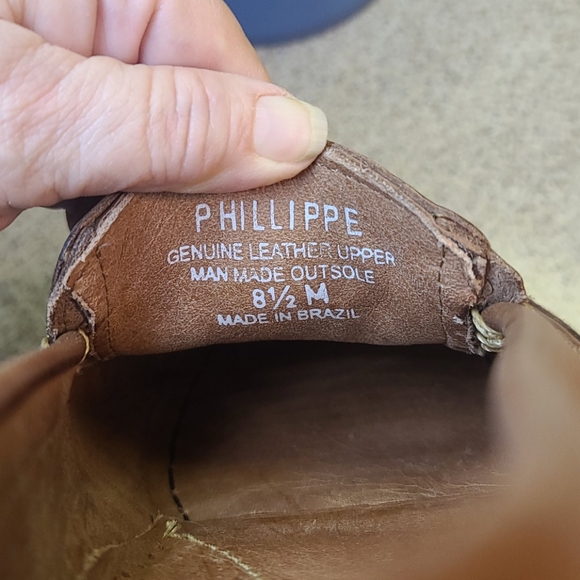 Men’s brown Leather Shoes size 8-1/2 - Picture 2 of 11